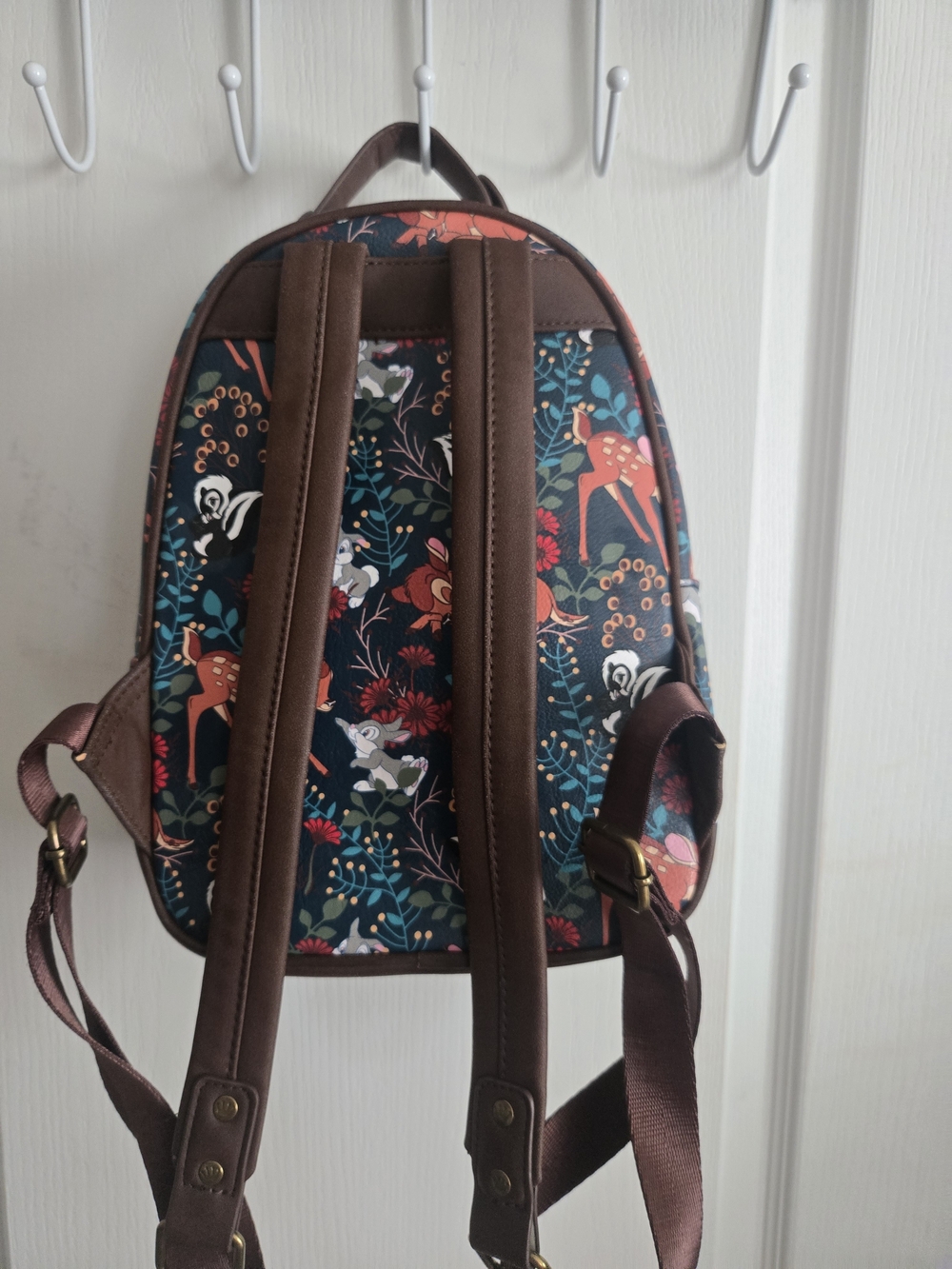 Loungefly Bambi Disney Parks Floral Mini Backpack - Picture 2 of 11